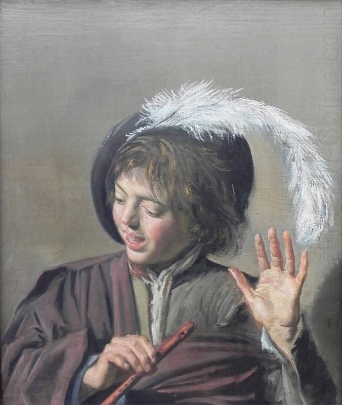 Singender Knabe mit Flote, Frans Hals